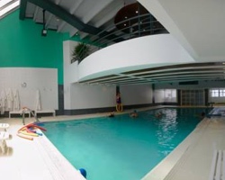 Piscina privada cubierta en Hotel Spa Republica de Mar del Plata